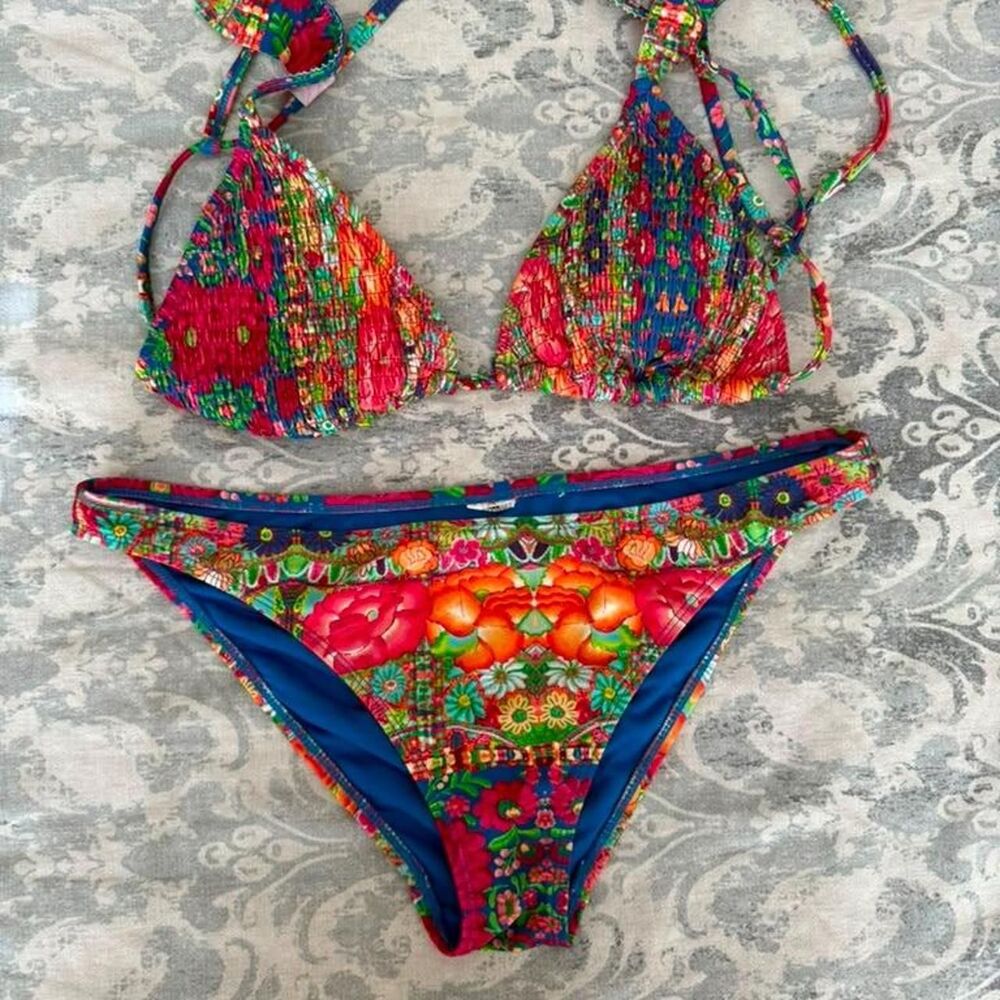 Forever-21 Women's multi Swimsuit-one-piece